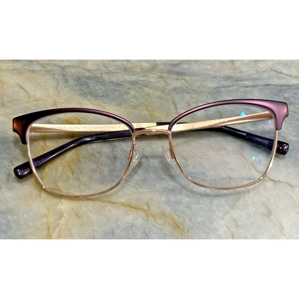 Michael Kors ADRIANNA IV MK3012 1108 51 Eyeglass Frames Cordovan Rose Gold - Picture 8 of 11